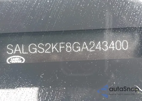 2016 Land Rover Range Rover 3.0L V6 Turbocharged Diesel Hse Td6 из США, поврежденный, VIN SALGS2KF8GA243400